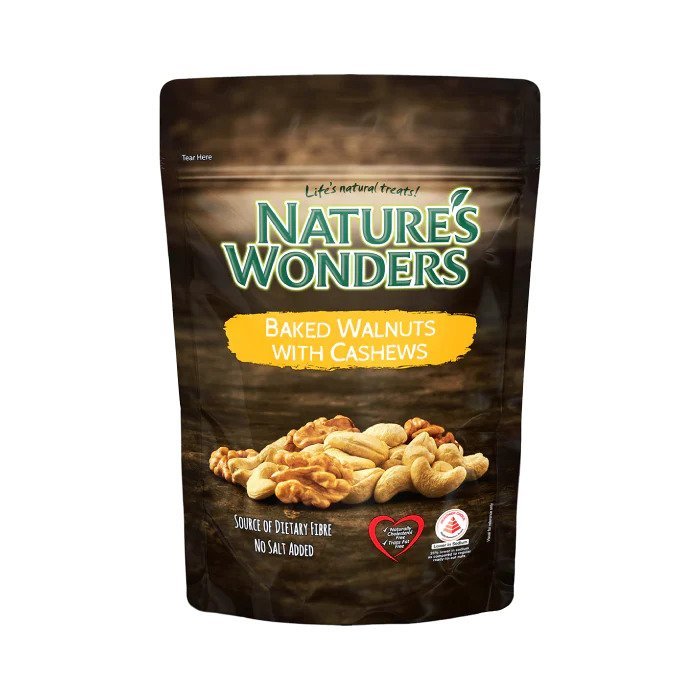 Nature's Wonder Baked Walnuts With Cashew 150g | Shopee Singapore