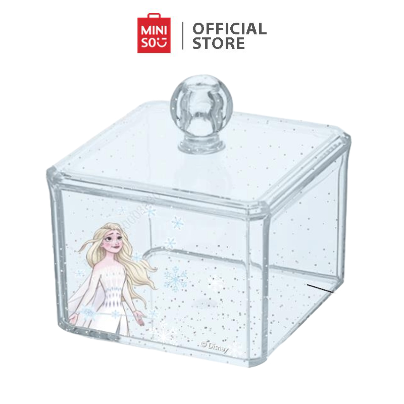 MINISO Disney Frozen Collection 2.0 Rotatable Storage Box Cosmetics and Jewelry Box Makeup Brush Holder Organizer Shopee Singapore