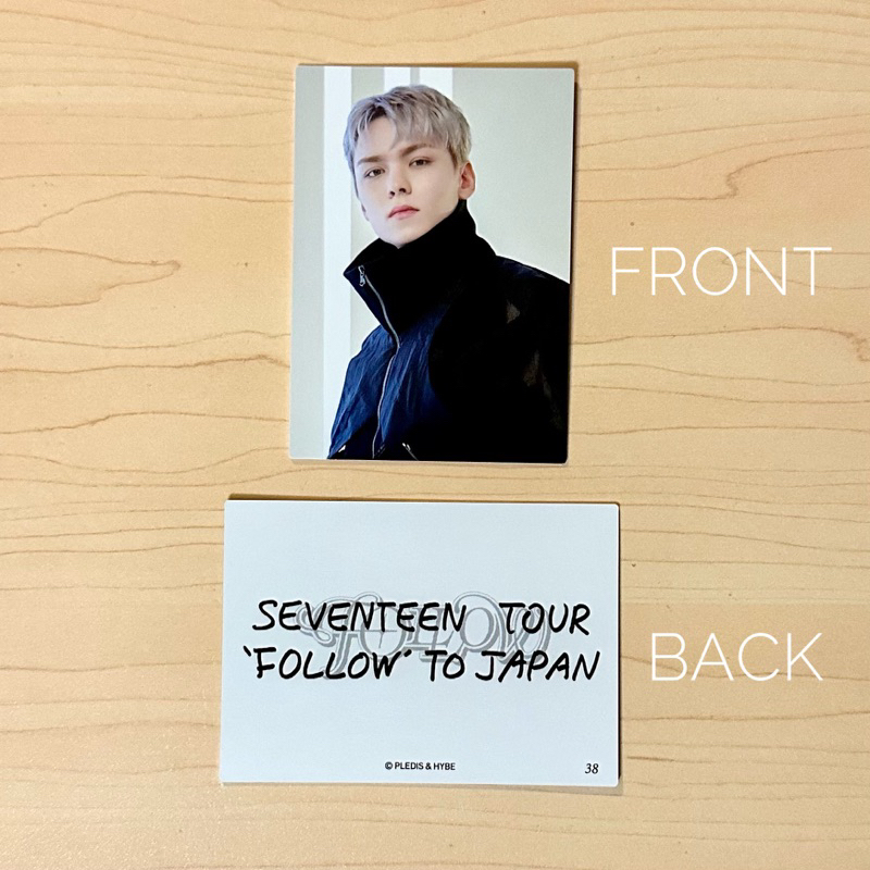 RESTOCK) SEVENTEEN - FOLLOW To JAPAN Trading Cards Photocard PCs +