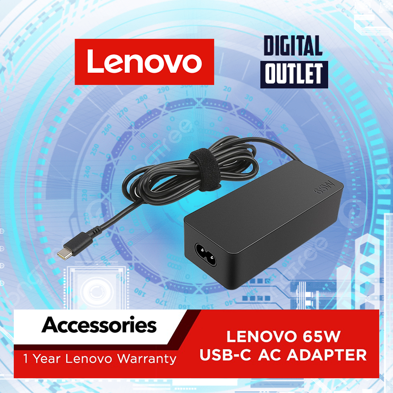 [DIGITAL OUTLET] ORIGINAL SEALED BOX Lenovo 65W Standard AC Adapter ...