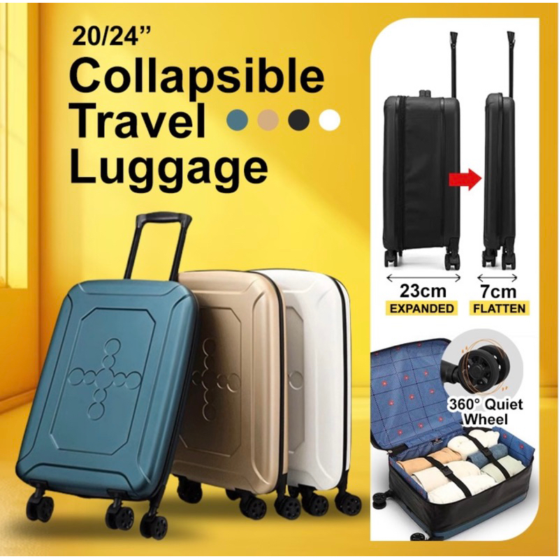 Collapsible store cabin luggage