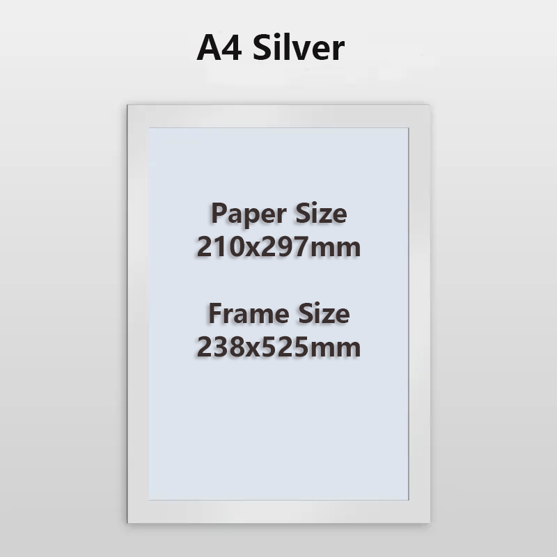 GU [SG STOCK] Magnetic Sign Holder Photo Award Frame Poster Display for ...