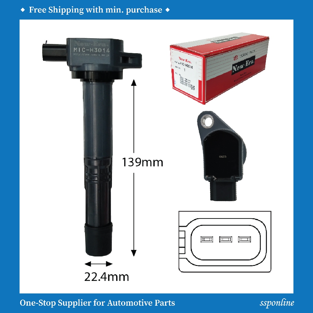 New Era Ignition Coil 30520-PNA-007 - Honda CR-V, Civic, Stream ...