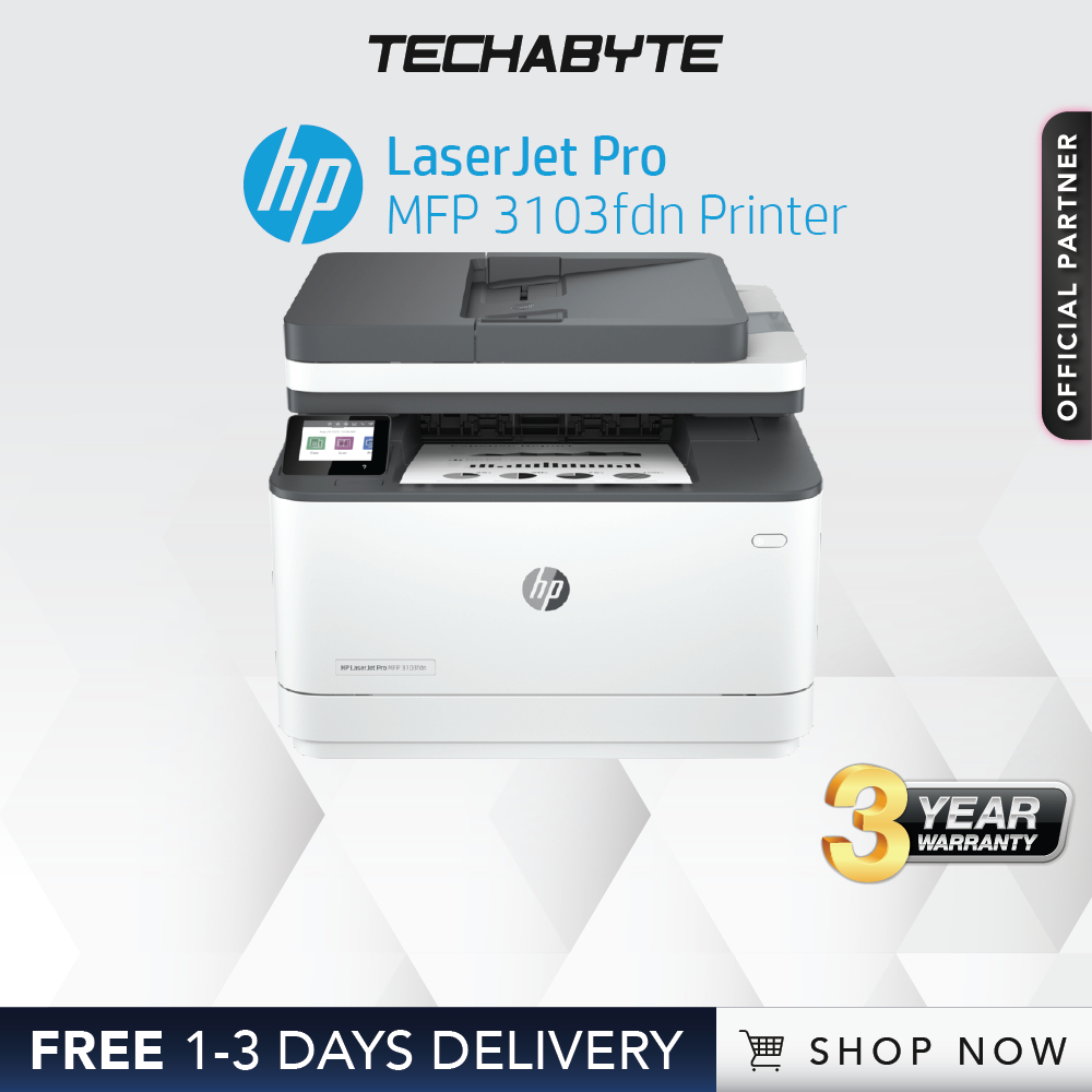 HP LaserJet Pro MFP 3103FDN / MFP 3103FDW Multifunction Duplex