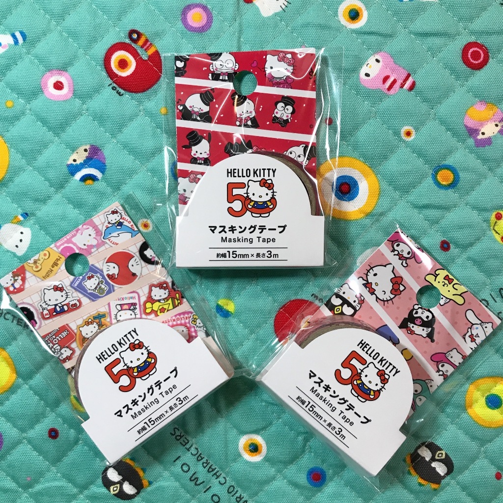 HELLO KITTY 50th Anniversary Limited Edition Masking tape Super cute ...