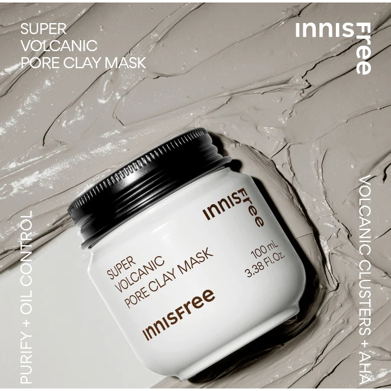 Innisfree Super Volcanic Pore Clay Mask (pore cleansing & exfoliating ...