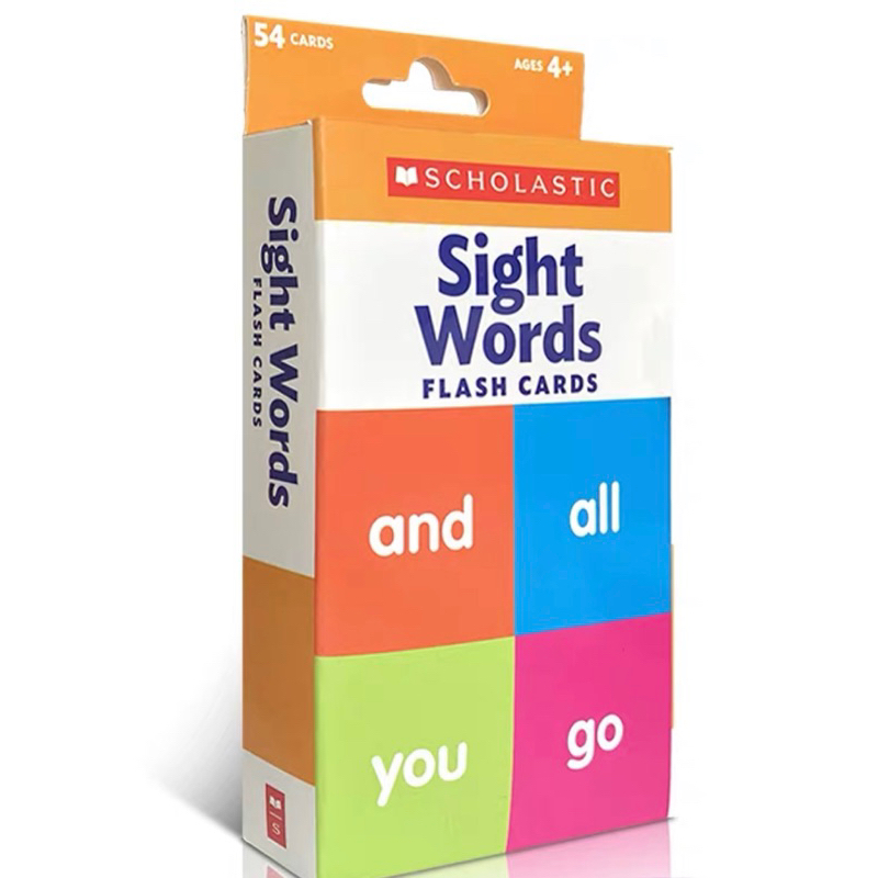 Scholastic Sight Words Flash Cards(slight defect box) | Shopee Singapore