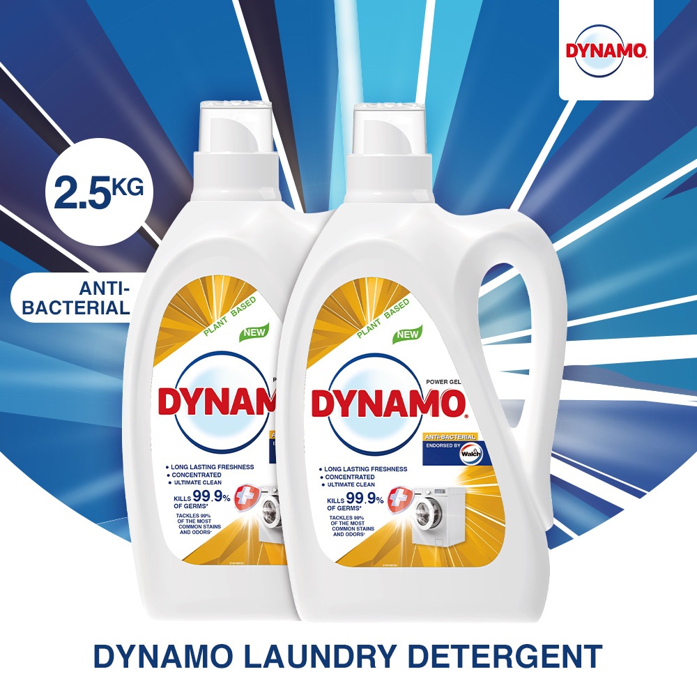 (Bundle of 2) Dynamo PlantBased Laundry Liquid Detergent 2.5kg /2.7kg