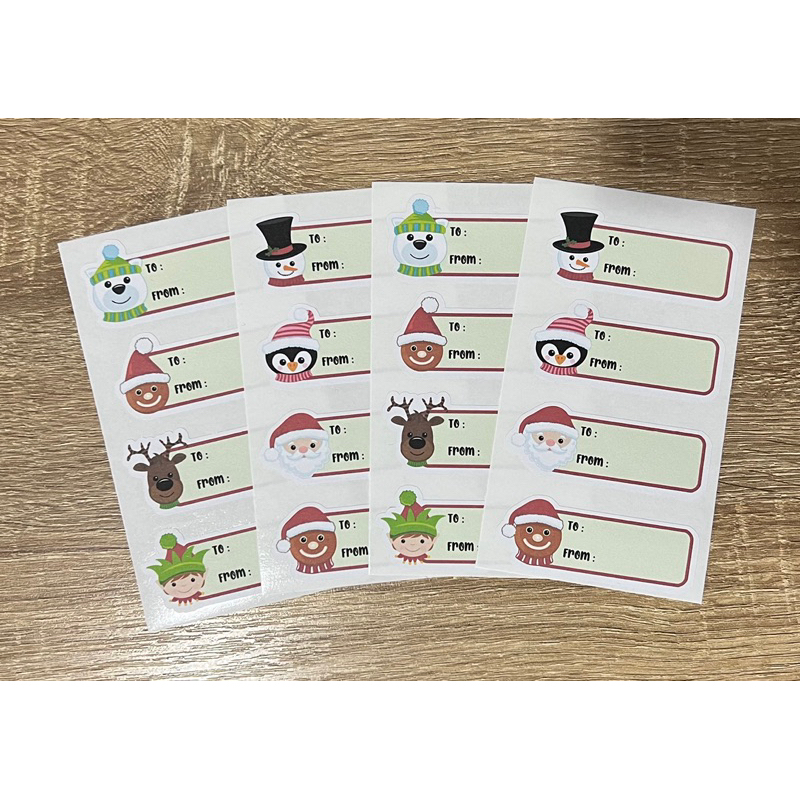 Christmas - Sticker Label (pack of 20) | Shopee Singapore