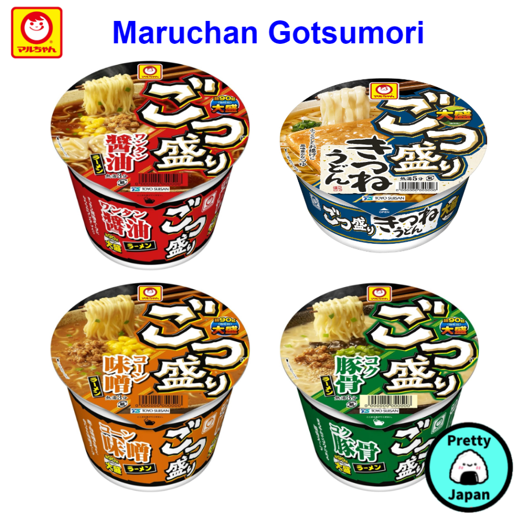 Maruchan Gotsumori Toyo Suisan Soy sauce Ramen / Miso Ramen / Udon