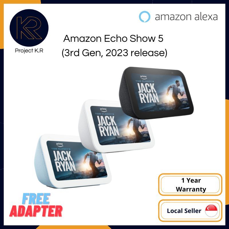 Amazon Echo Show 5 (3rd Gen, 2023 release) | Smart display with deeper ...
