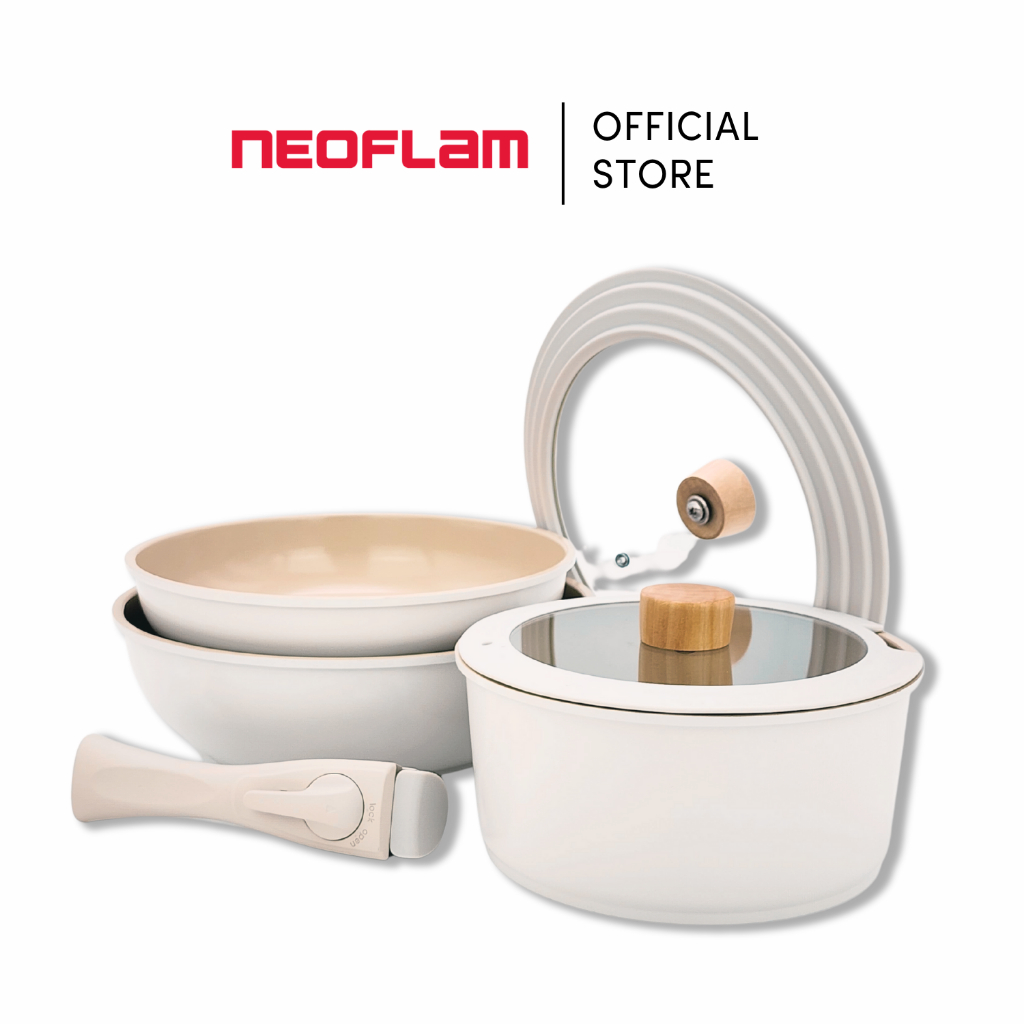 NEOFLAM Fika Midas Plus 8 Piece Collection │ Detachable Handle Shopee