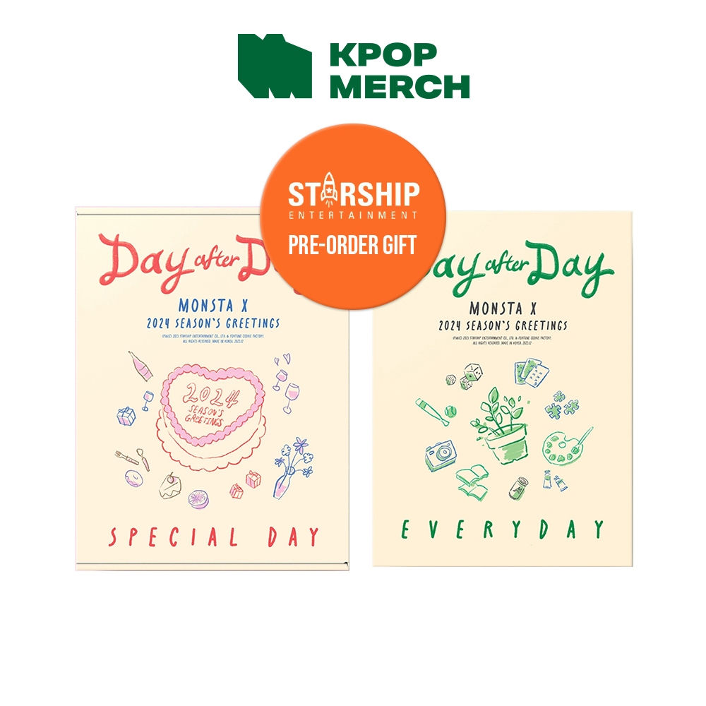 Starship POB MONSTA X 2024 Season Greetings Day After Day Shopee   Sg 11134207 7rbks Lof2v14pqk753e