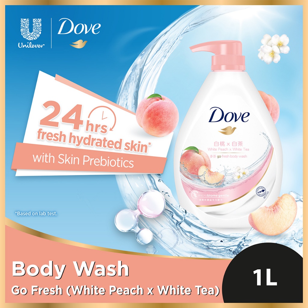 [Bundle of 4] Dove Body Wash 1L | Shopee Singapore