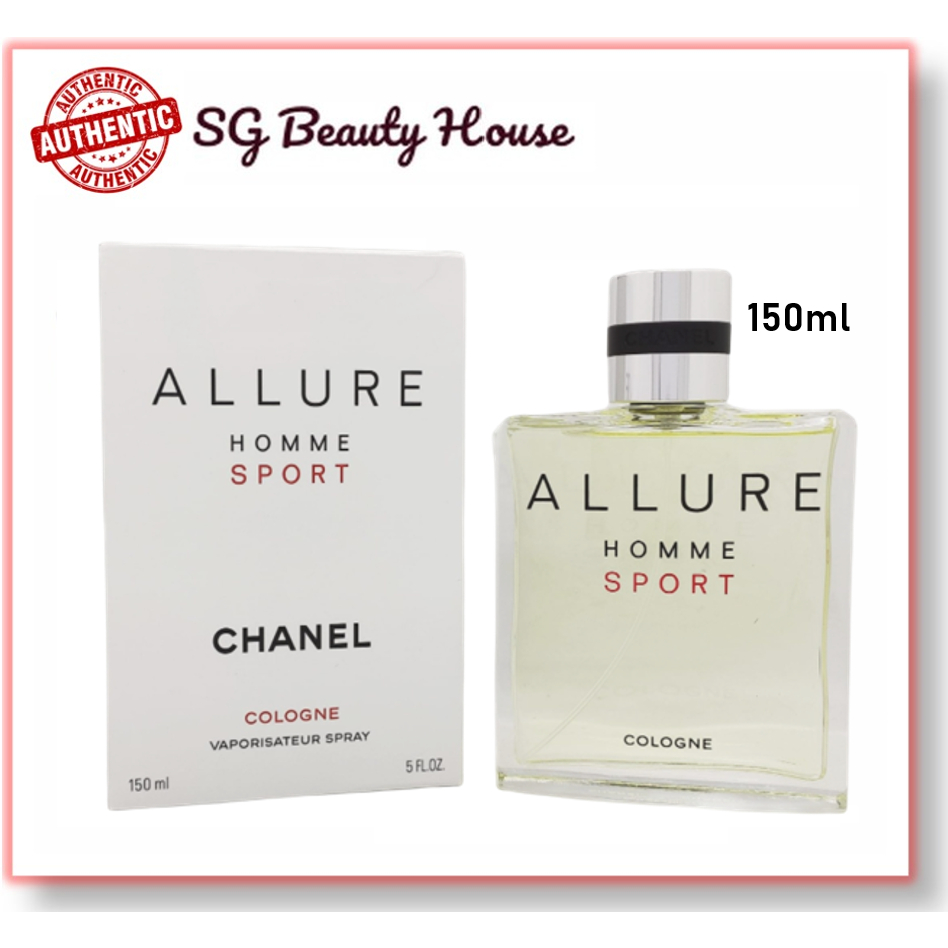 CHANEL ALLURE HOMME SPORT COLOGNE EDT 150ML SPRAY | Shopee Singapore