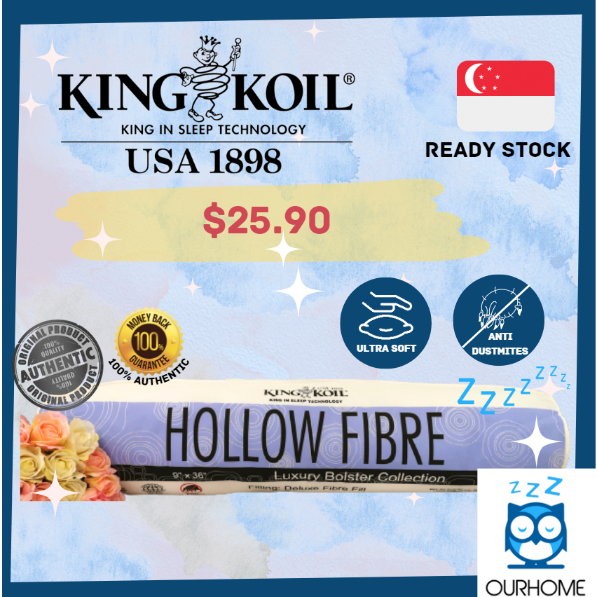 King koil clearance hollow fibre pillow