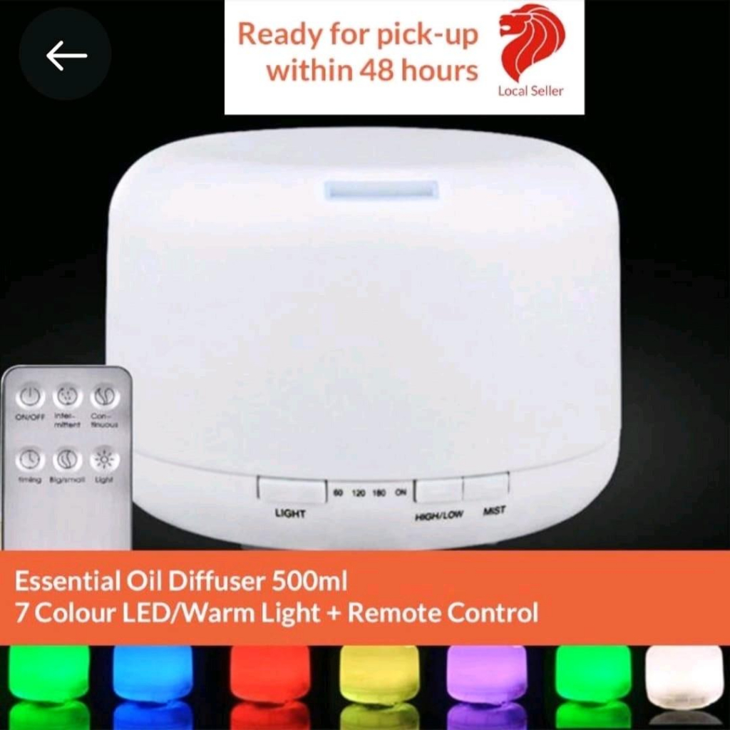 [Free 2 btls Random Waterbased Essential Oil (10ml)] - Aroma Diffuser ...