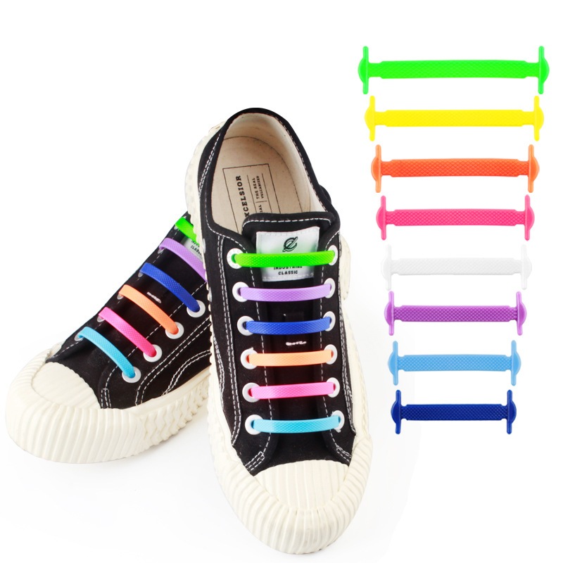 Elastic shoelaces for top boots