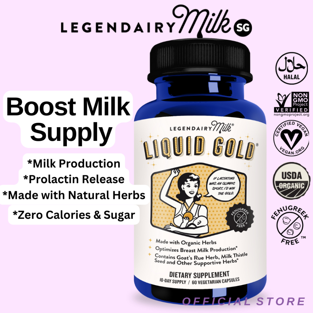 Legendairy Milk 60 caps Liquid Gold - Breast Milk Booster Organic ...