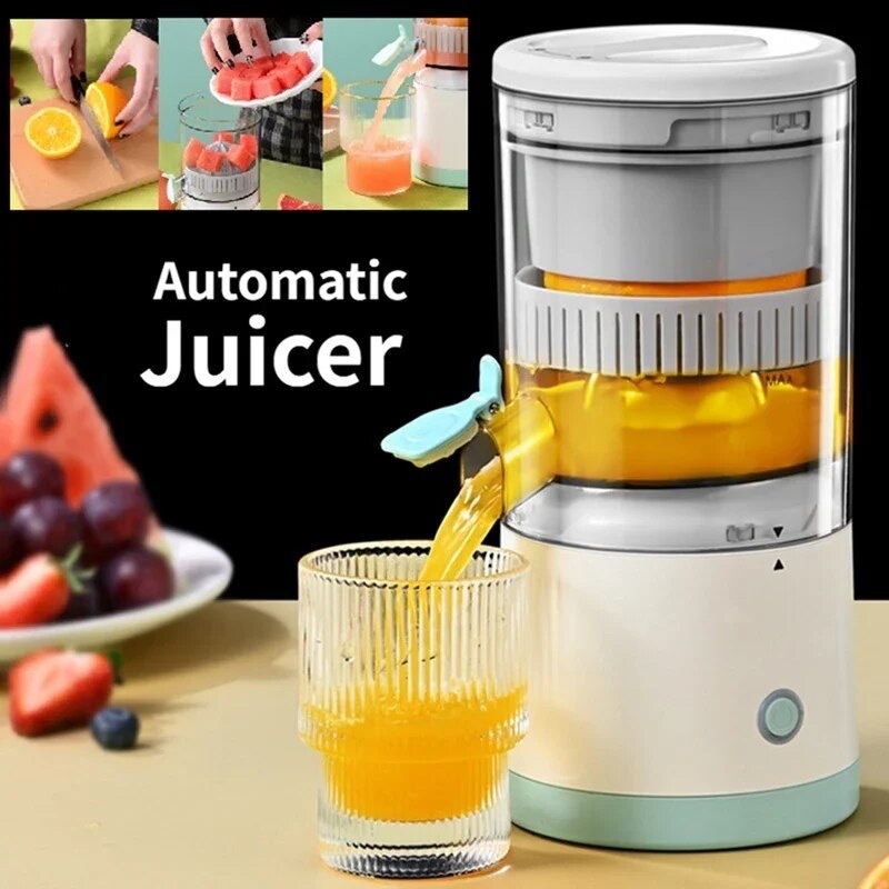 Electric orange juice clearance squeezer