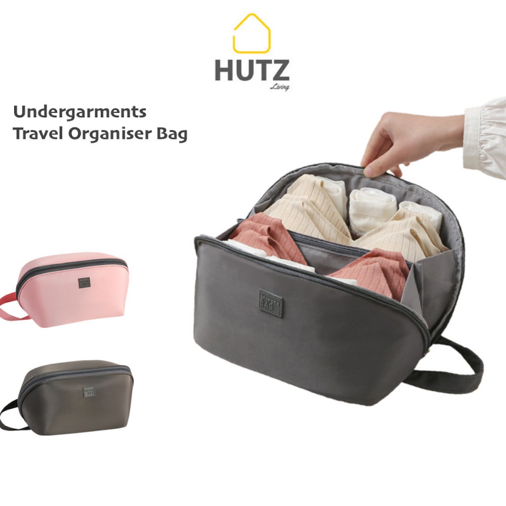 Hodo SG Ready Stock Travel Underwear Organiser Portable Waterproof Bra  Panties Lingerie Pouch Storage Case