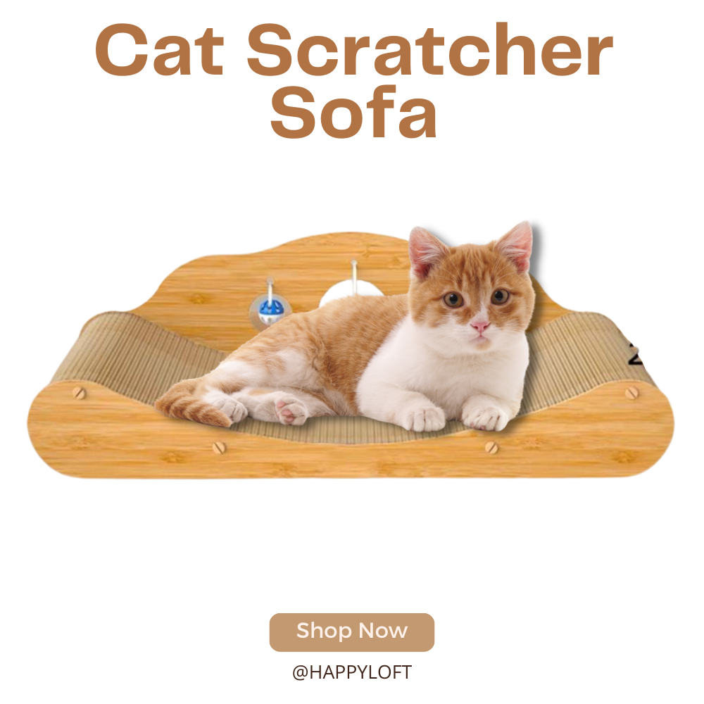 [SG SELLER] Cat Scratcher Sofa Large Scratching Board For Cats Kitten Cat Toy Durable Scratcher