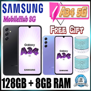 Smartphone Galaxy A34 5G 6/128Go Graphite Noir - SAMSUNG - A346 