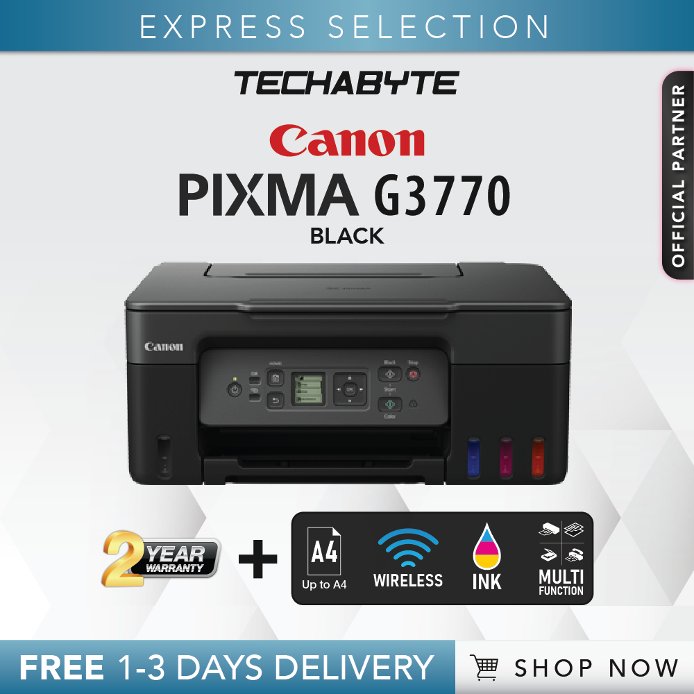 Canon Pixma G3770 Pixma G4770 Wireless Refillable Ink Tank Printer For Low Cost Printing 3866