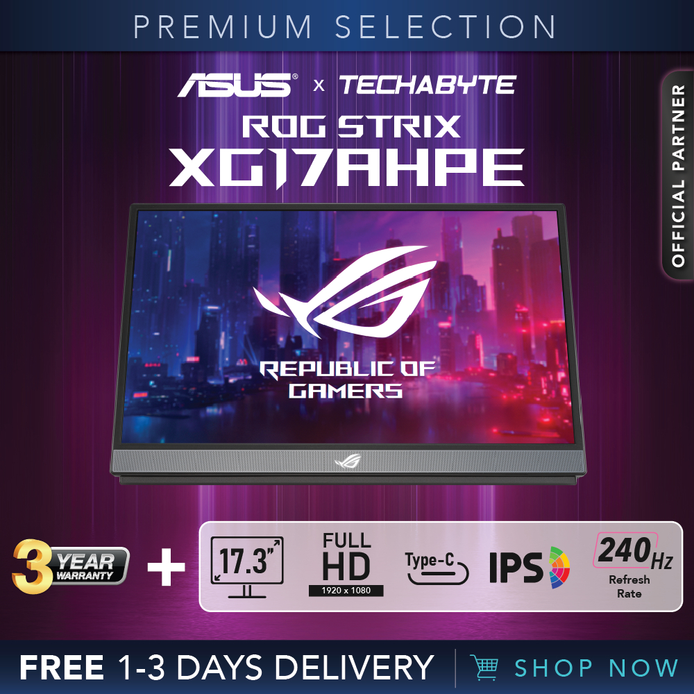 Asus ROG Strix XG17AHPE 17.3" FHD IPS 3ms 240Hz AdaptiveSync