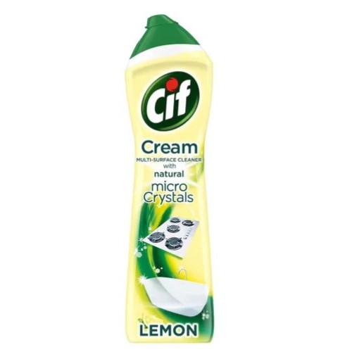 Cif Cream with Micro Crystals Lemon Surface Cleaner 660ml | Shopee ...