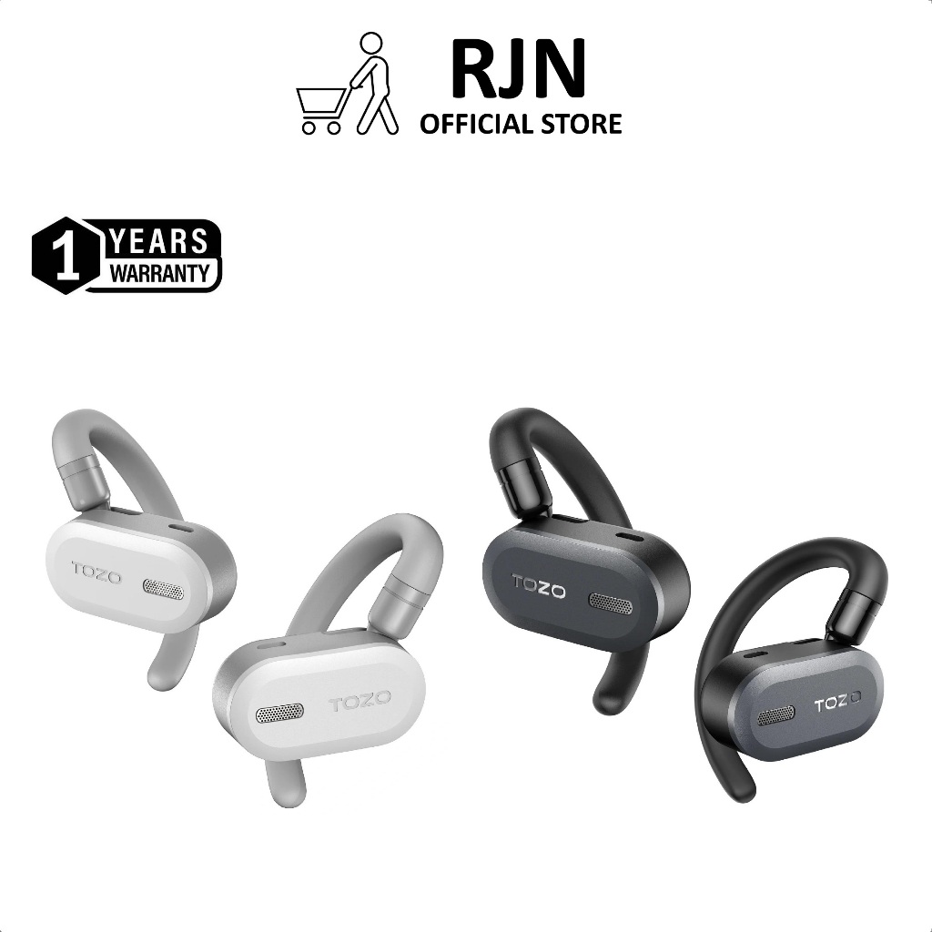 TOZO OpenBuds Sports Earbuds with Open Ear DualAxis Design & DSP Call Noise Cancellation 1