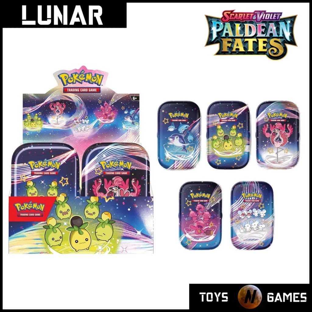 Pokemon TCG SV4.5 Paldean Fates Mini Tin Set [All 5 Design] | Shopee ...