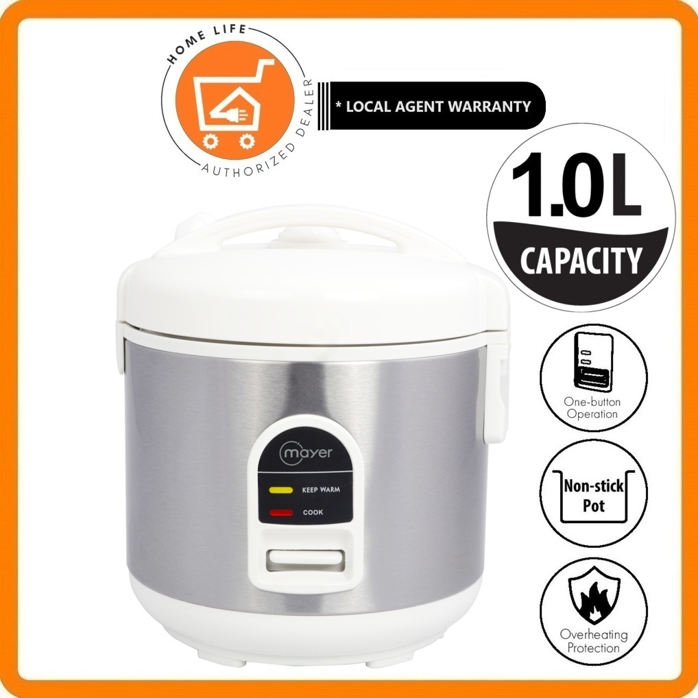 Mayer MMRC101 Rice Cooker 1L Shopee Singapore