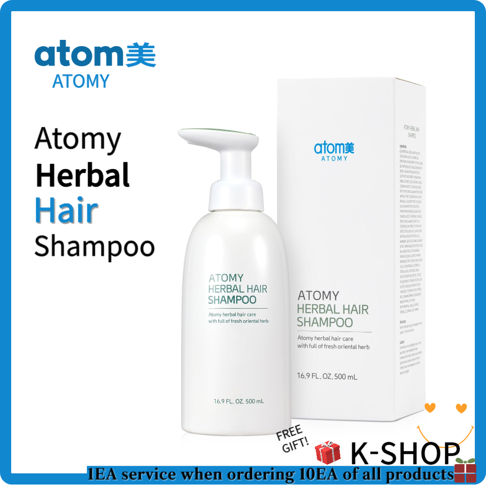 Atomy Herbal Hair Shampoo*1ea 500ml / Herbal Hair Conditioner*1ea 500ml ...