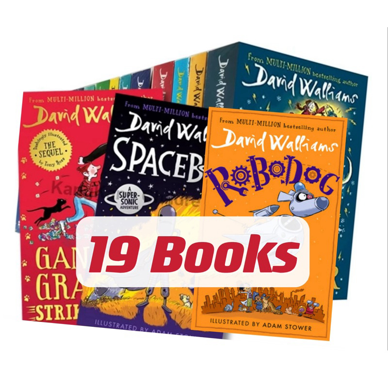 The World of David Walliams 20 Books | Shopee Singapore