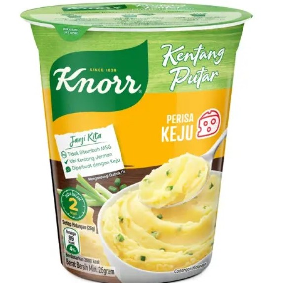 Knorr Mashed Potatoes Cheese 26g Shopee Singapore