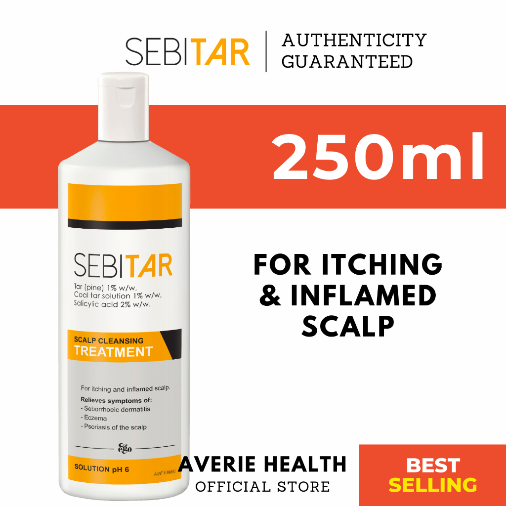 Ego Sebitar Scalp Cleansing Treatment 250ml Coal Tar Shampoo With