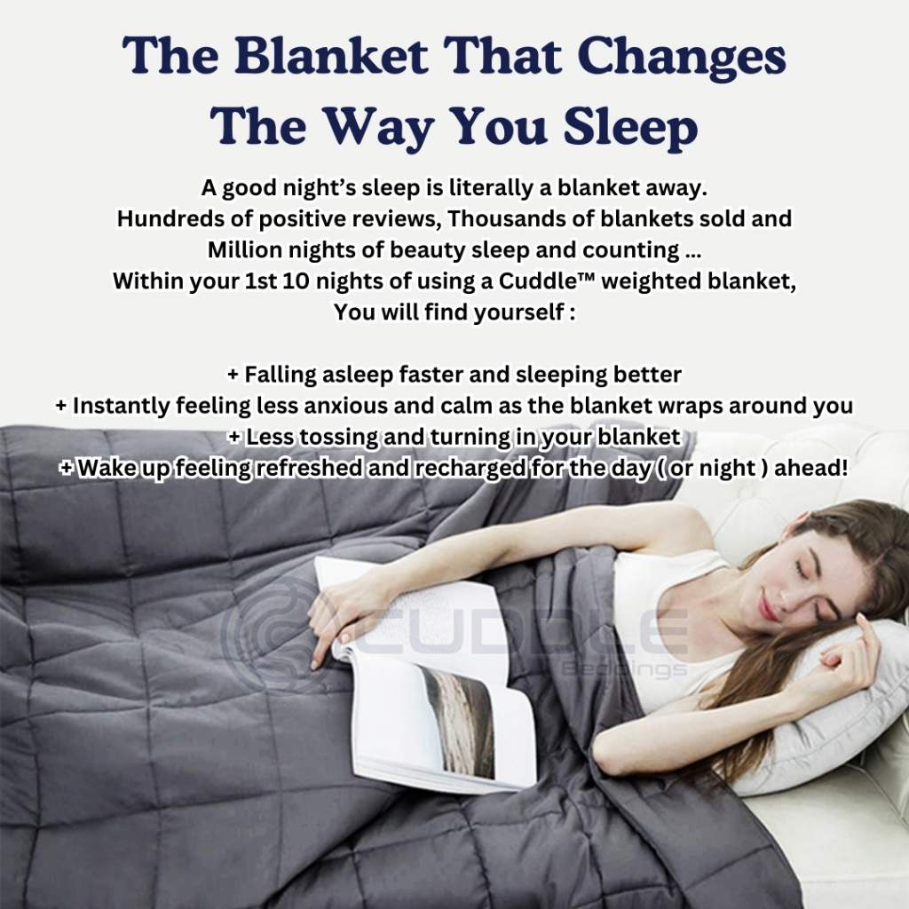 Cuddle Cool 2.0 Weighted Blanket Bamboo Fiber Weighted Blanket Gravity Blanket