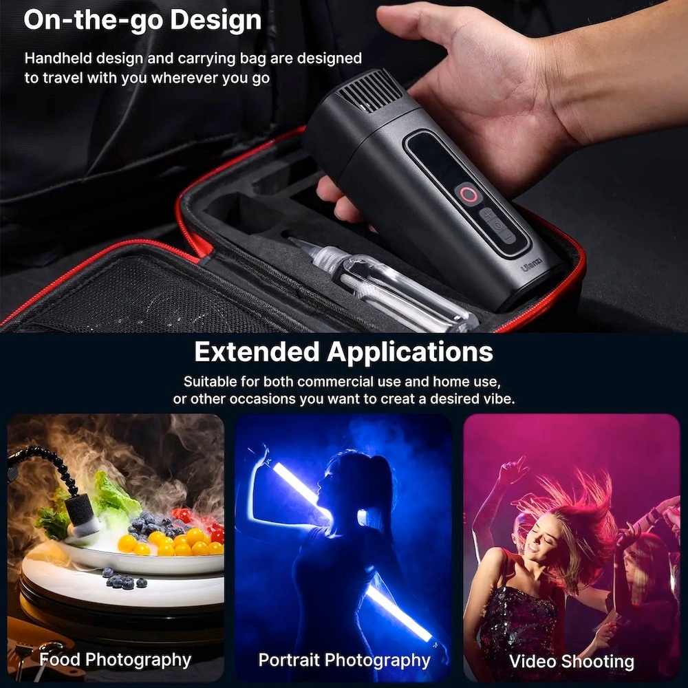 Ulanzi FM01 FILMOG Ace Portable Fog Machine R001 | Shopee Singapore