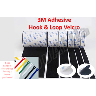 Velcro strap hook and smooth side 20mm, 25mm, 30mm and 50mm width