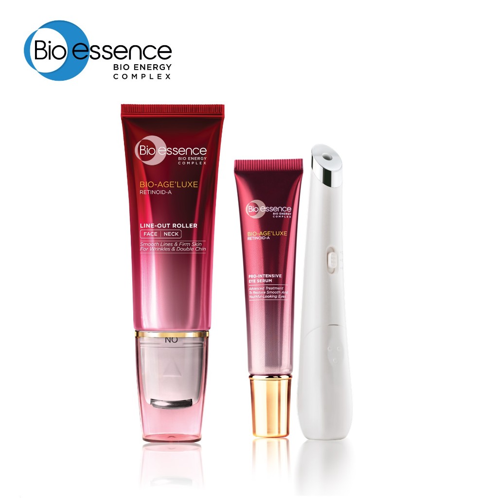 BIO ESSENCE BioAge’Luxe Device Set Line Out Roller + Eye Serum