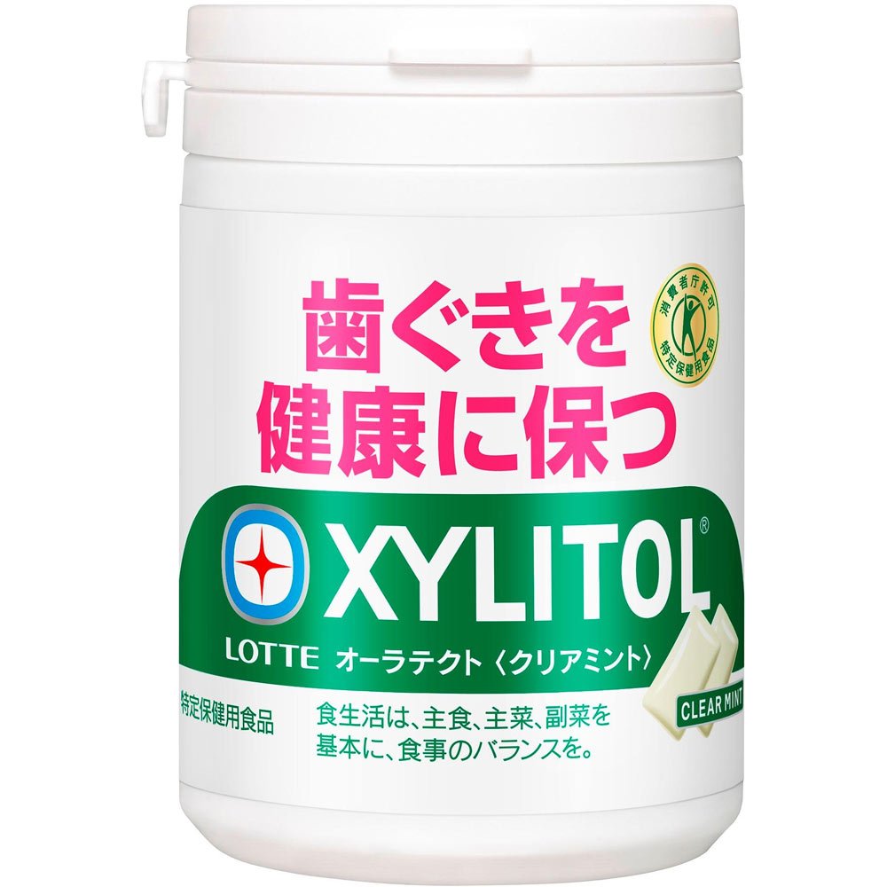 Lotte xylitol gum (Keep your gums healthy) clear mint family bottle