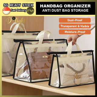 Luxury Handbag Organizer Closet Transparent Bag Storage Box Dust-proof  Handbag