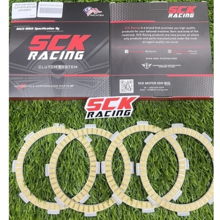 SCK Racing Clutch Plate (one set 4pcs) SNIPER150 / MXKING / Y15ZR ...