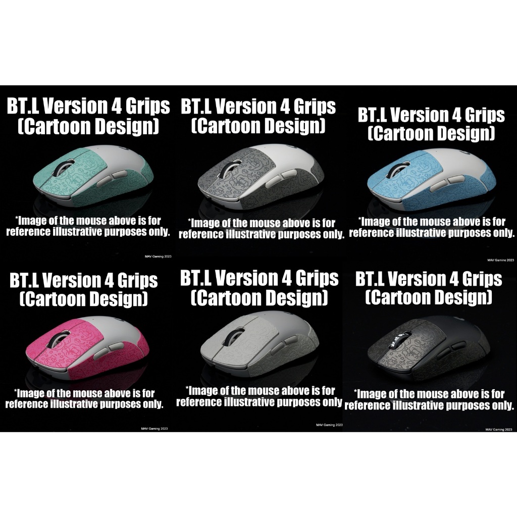 BT.L Version 4, 6 X GRAFITTI Designs for 5 Different Types of Mouse ...
