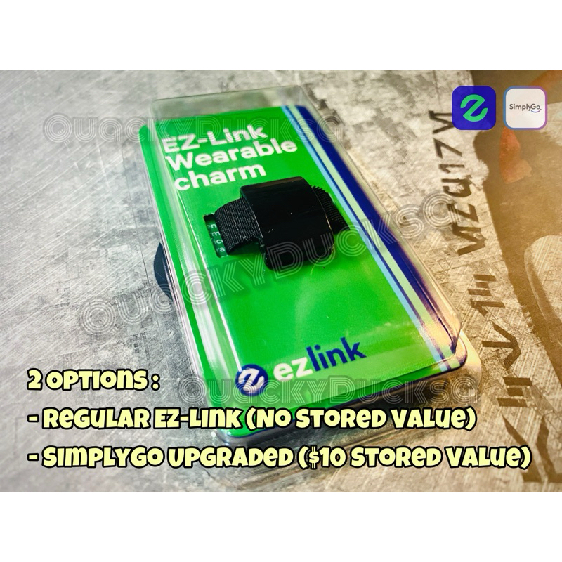 🚨limited Edition🚨ezlink Wearable Charm Black Ez Link Simplygo