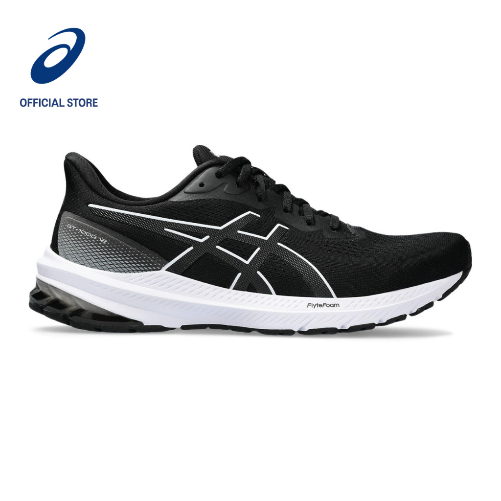 ASICS Men GT 1000 12 WIDE Running Shoes in Black White Shopee Singapore