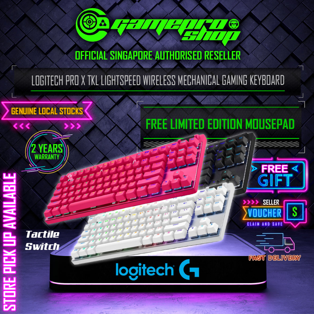  Logitech G PRO X TKL LIGHTSPEED Wireless Gaming