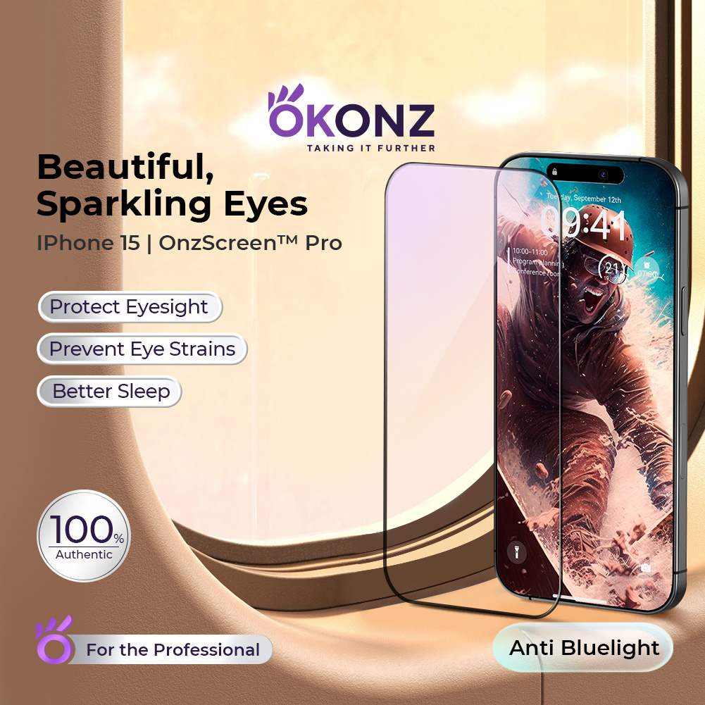 OKONZ AntiBluelight iPhone 15 / 14 / 13 / 12 / 11 Series Screen