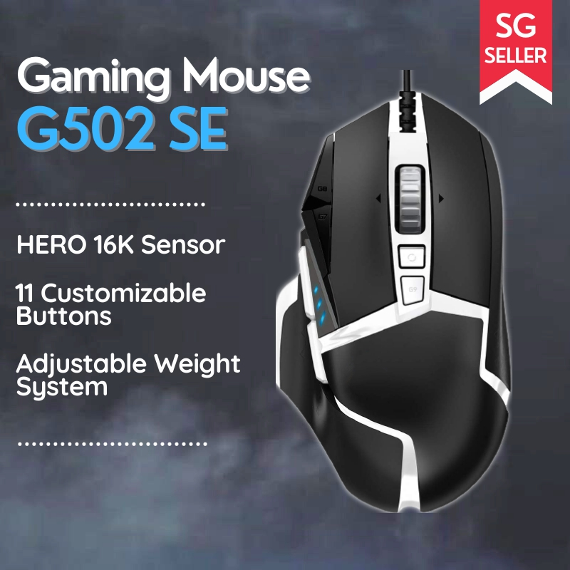 [SG]G502 SE Hero High Performance RGB Gaming Mouse Shopee Singapore